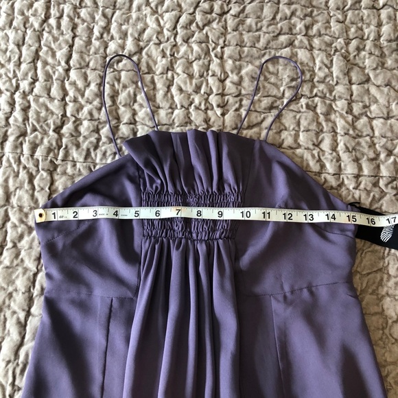 Naked Zebra Pleated Front Dress Purple NWT Small - Picture 11 of 13